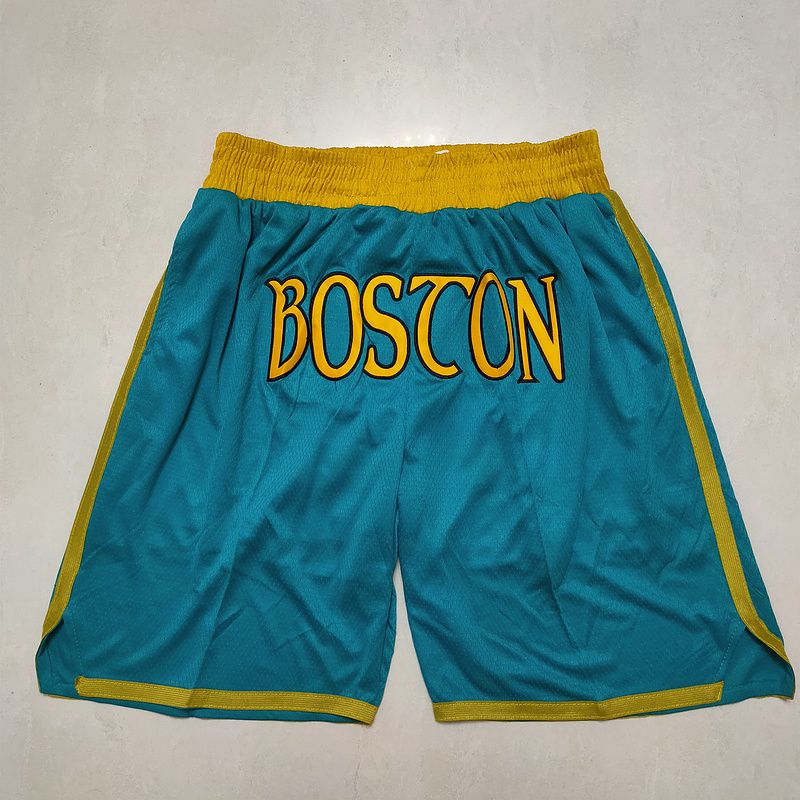 2025 Men NBA Boston Celtics Shorts Blue style 2->boston celtics->NBA Jersey